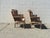1960s Vintage French Provincial Style Caned Club Armchair Chair Heavy Wear For Sale - Image 5 of 9
