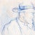 Portraiture Bearded Man in Hat - V. Morgan, C. 1978 For Sale - Image 3 of 10