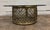 Vintage Boho Style Rattan and Glass Round Coffee Table Cocktail Table For Sale - Image 15 of 15