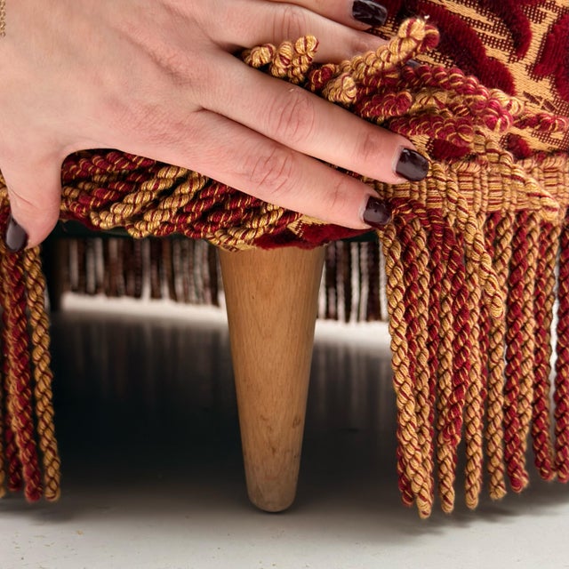 Mid-Century Modern Italian Curved Sofa by Federico Munari, 1950s For Sale - Image 11 of 12