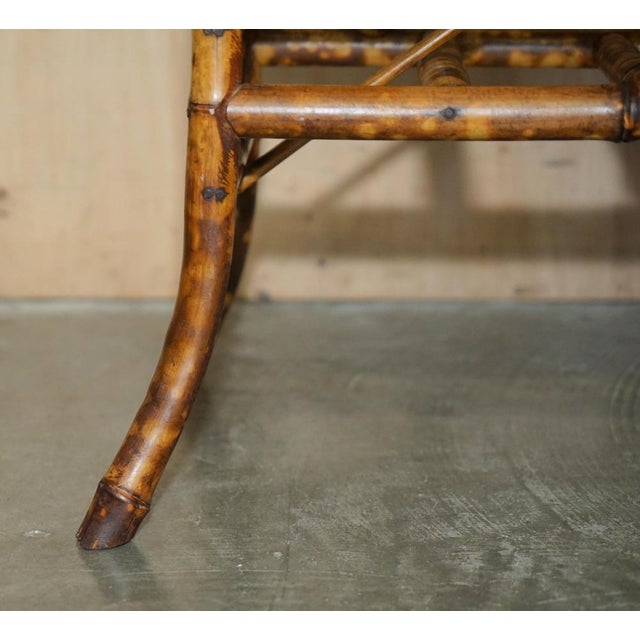 Wood Movement Bamboo Carved Chinese Magazine Paper Rack, 1880s For Sale - Image 7 of 18