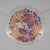 Orange Loys Lucha French Art Deco Pendant Light 1930s - Red Orange Floral Enameled Bowl For Sale - Image 8 of 14