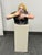 Bondene Allen Rock Fan 2 Sculpture + Pedestal, Signed For Sale - Image 4 of 12
