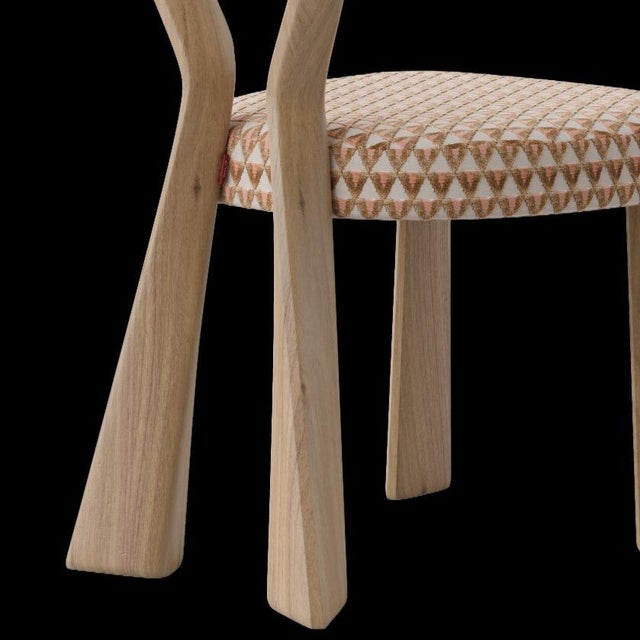 Contemporary Mary III Dining Chair with Wood or Lacquered Legs by Ottiu For Sale - Image 3 of 5