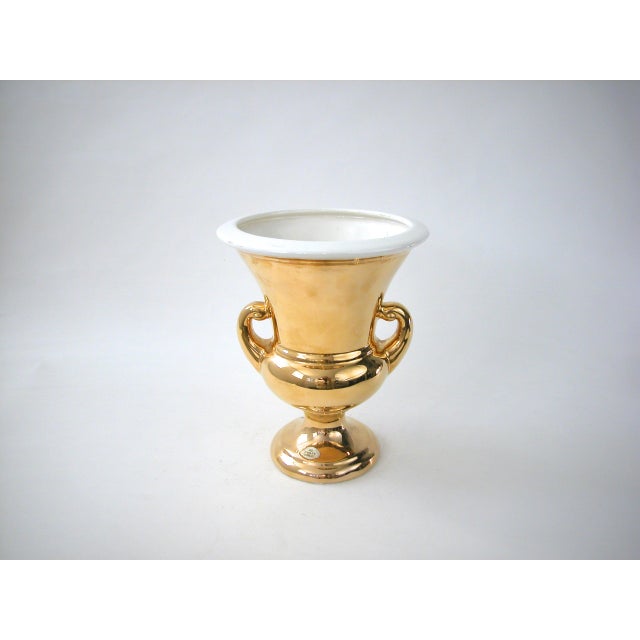 Haeger Gold Vase Chairish