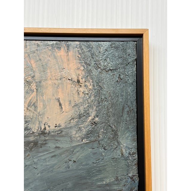 Piotr Strelnik Figurative Sunkissed Blue Landscape Painting, Signed For Sale - Image 9 of 12