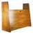 Mid-Century Modern Wooden Drop Off Wall Secretary attributed to Marcel Gascoin, 1950s For Sale