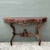 Vintage Hand Carved Demilune Wall Mount Console Table For Sale - Image 9 of 12