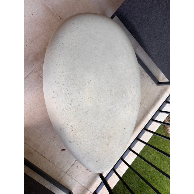 Mid-Century Modern Biomorphic Pebble Shape Coffee Table For Sale - Image 3 of 4