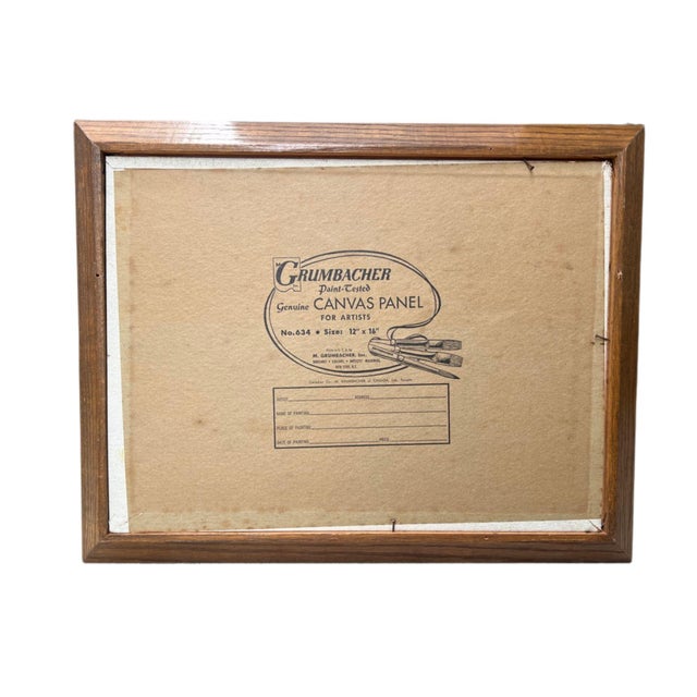 1968 Framed Citrus Still Life Oil Painting, Signed For Sale - Image 16 of 16