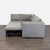 2010s Room & Board Oxford Gray Sectional Sofa With Pull-Out Sleeper For Sale - Image 5 of 8