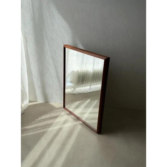 Teak Mirror from Vildbjerg Møbelfabrik, 1960s For Sale - Image 10 of 10