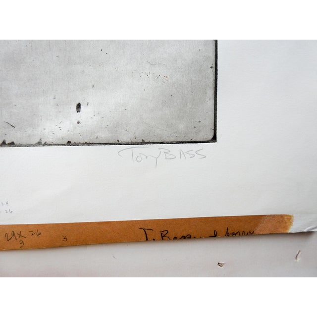 Mid Century Surreal Nude Color Etching by Tony Bass For Sale - Image 4 of 6