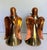 Pair of Mid-Century Brass & Copper Angel Candleholders For Sale - Image 9 of 12