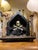 An Unusual Memento Mori Handcarved and Painted Shrine With Skull and Bones For Sale - Image 9 of 10