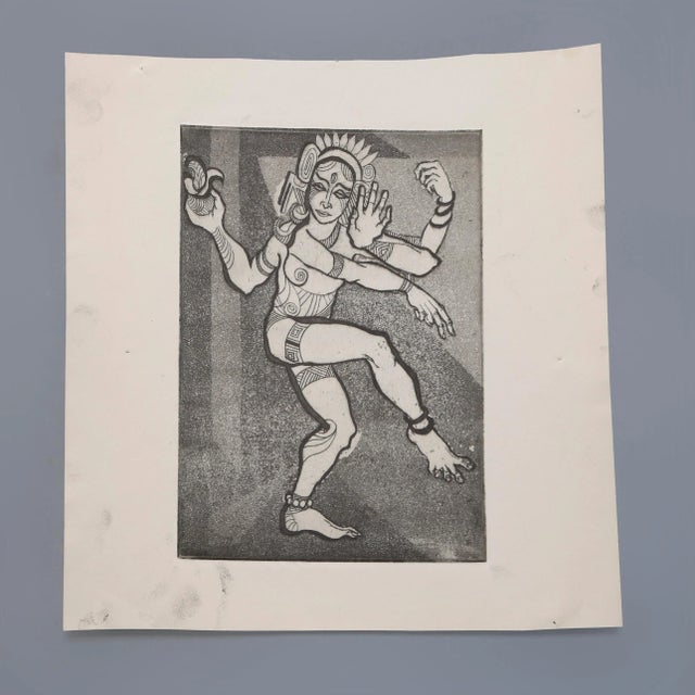 1950s 1950s Expressionist Style Figurative Lithographs by James Joseph Kearns - Set of 4 For Sale - Image 5 of 10