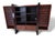 Brown Vintage Modern Mahogany Media Console With Sliding Woven Doors by South Cone For Sale - Image 8 of 8