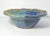 Large Blue Green Glazed Laurel Leaf Studio Pottery Centerpiece Serving Bowl 12” Excellent condition. No chips, cracks, or...