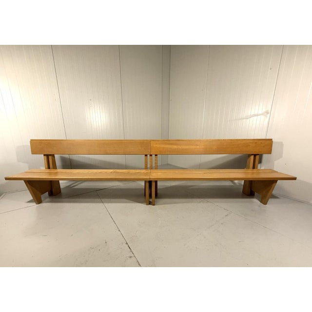 Mid-Century Modern Modern Beech Bench, 1960s For Sale - Image 3 of 18