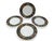 Lynn Chase 1988 Safari Jaguar Jungle Cat 24 Karat 10 7/8" Dinner Plate Set of 4 For Sale - Image 9 of 11