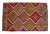 Hand-Woven Braided Small Rug Turkish Jajim Kilim - 19″ × 29″ For Sale - Image 4 of 9