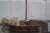 Metal 1980s Ralph Lauren Cylinder Glass & Brass Table Lamp For Sale - Image 7 of 11