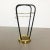 Bauhaus Mid-Century German Hollywood Regency Metal Brass Umbrella Stand, 1950s For Sale - Image 3 of 14