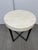 West Elm Bone Side Table, Ivory For Sale - Image 9 of 12