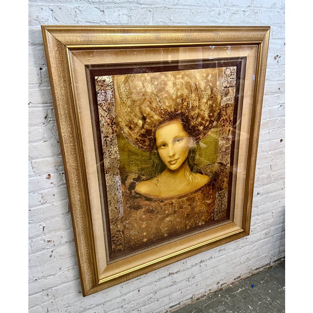 This Serigraph print of "Ladonna", number 6/40 is a stunning piece by Hungarian-American artist Csada Markus. This large...