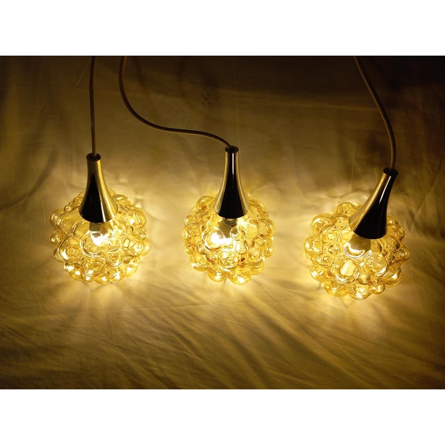 Bubble Glass Cascade Lamp by Helena Tynell for Limburg, 1970s For Sale - Image 15 of 18