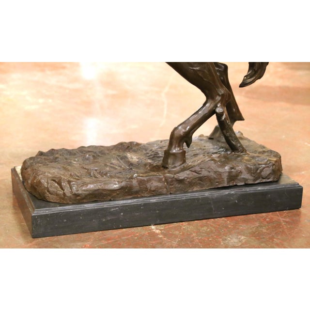 Important Early 20th Century French Bronze Sculpture of Napoleon on Horseback For Sale - Image 12 of 13