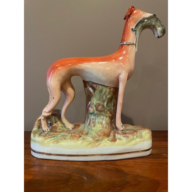 Ceramic Pair 19th Century Early English Staffordshire Wippets For Sale - Image 7 of 7