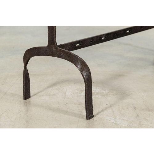 English Wrought Iron Pine Console Table, 1900s For Sale - Image 12 of 18