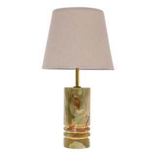 Mid-Century Modern Italian Brass Table Lamp, 1970s For Sale