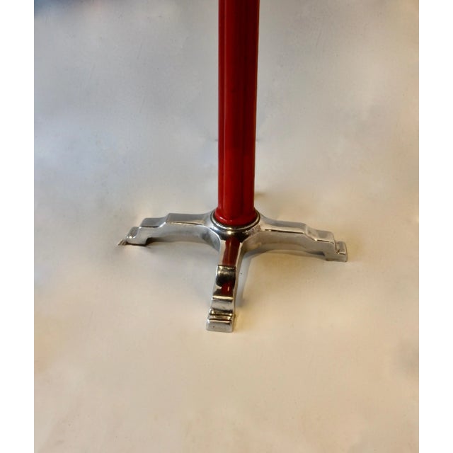 Mid 20th Century Art Deco Chrome Base Bistro Speakeasy Tables Four Available For Sale - Image 11 of 13