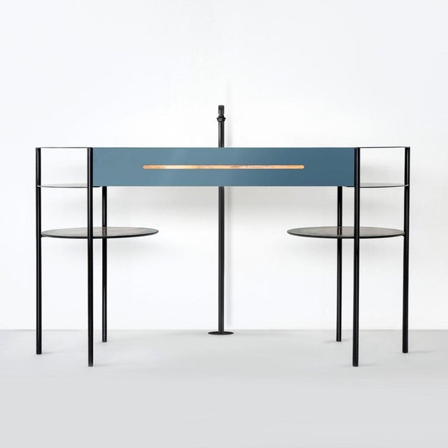 Black Fontanae Nettuno Washbasin by Atlas Project For Sale - Image 8 of 11