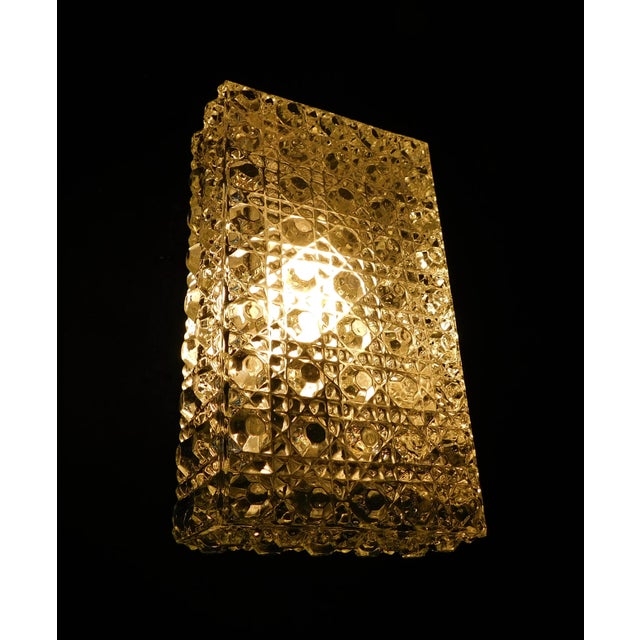 20th Century Rectangular Crystal Sconces, a Pair For Sale - Image 9 of 11