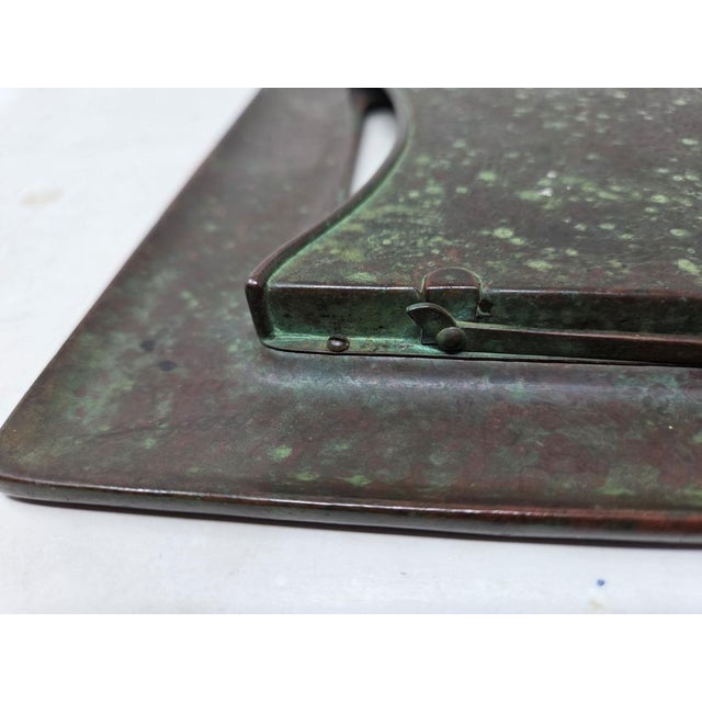 Antique Tiffany Studios New York Bronze Zodiac Signs Picture Frame 8.5" X 7.25" For Sale - Image 14 of 15