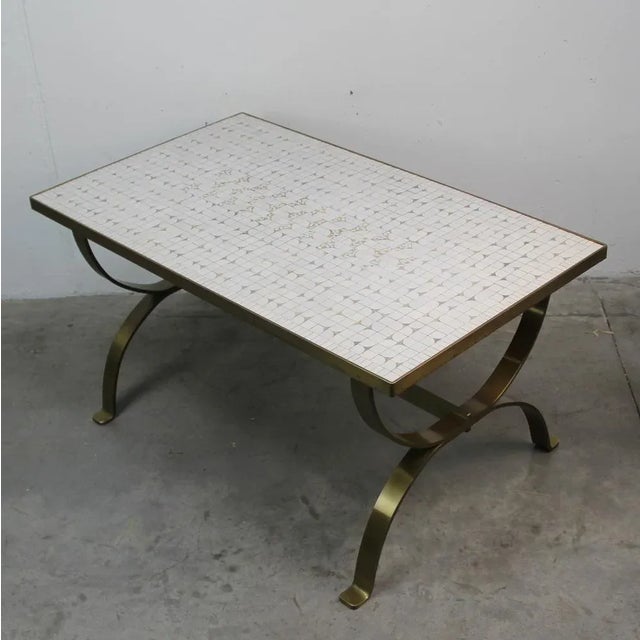 Gold German Side Table, 1960s For Sale - Image 8 of 9