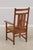 2000 - 2009 Stickley Mission Oak Harvey Ellis Armchair For Sale - Image 5 of 18