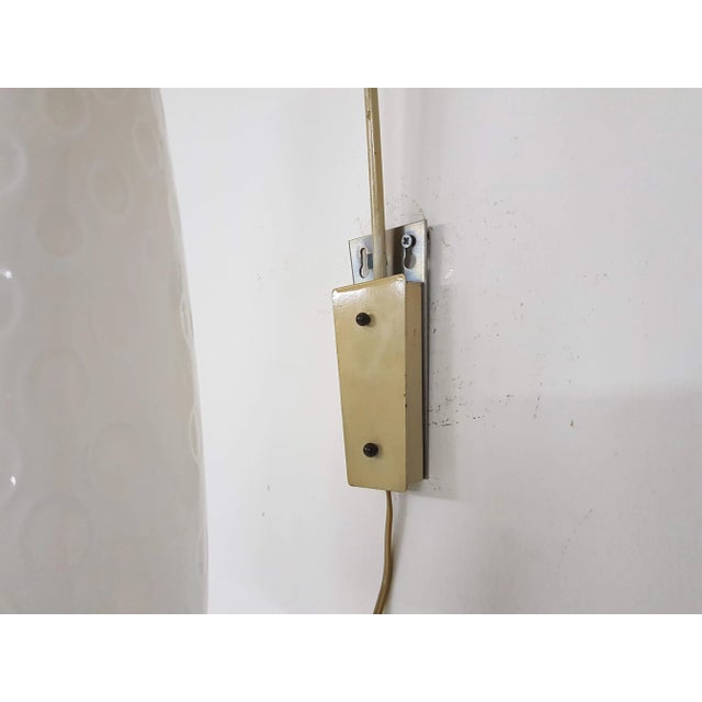 1960s Vintage Glass Wall Light For Sale - Image 5 of 8