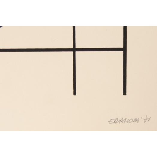 Artist: Edival Ramosa, Brazilian (1940 - ) Title: Sin Titulo Year: 1971 Medium: Silkscreen, signed in pencil Edition: 100...