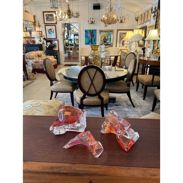Blown Glass Collection of Art Sculptures by Mikula -Set of 3 For Sale In Philadelphia - Image 6 of 10