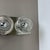 Space Age Original Metal Chrome Glass Wall Sconce Cosack Lights, Germany, 1970s For Sale - Image 6 of 18
