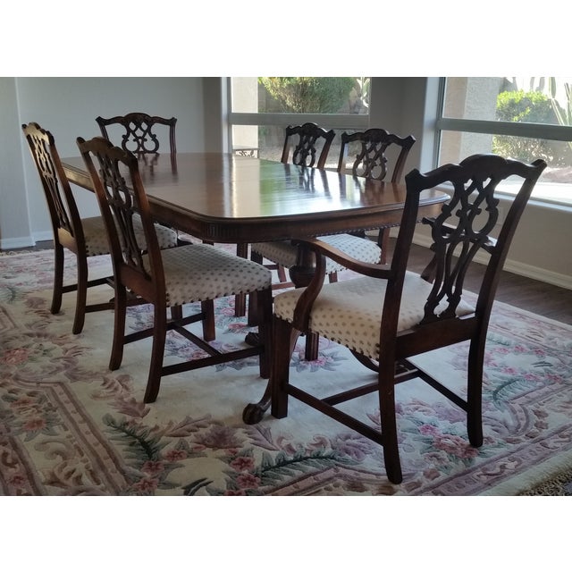 Antique Bernhardt Dining Set Chairish