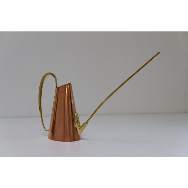 Watering Can in Brass and Copper by Carl Auböck for Illums Bolighus, 1950s. Wonderful Scandinavian Mid-Century Modern...