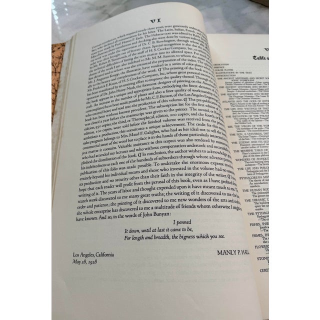 Vintage 1977 Manly P. Hall "The Secret Teachings of All Ages" Golden Anniversary Folio Edition For Sale - Image 12 of 12