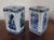 19th Century Chinese Blue and White Porcelain Brush Pots - A Pair For Sale - Image 9 of 11