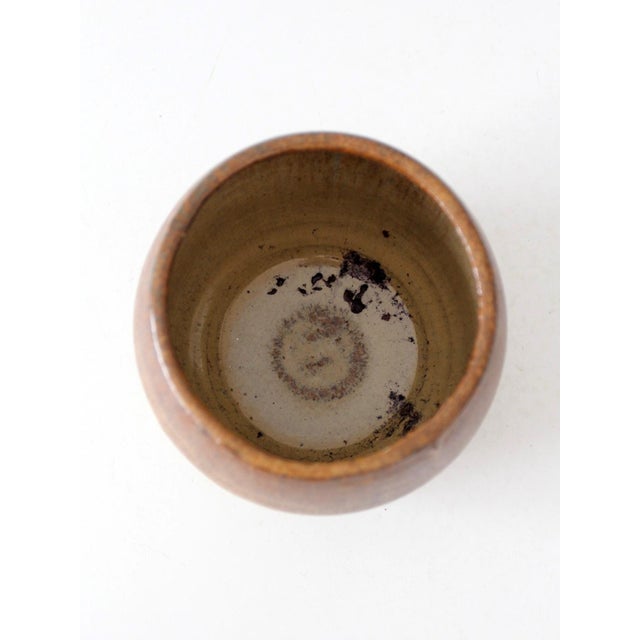 Vintage Handmade Studio Pottery Bowl For Sale - Image 4 of 8