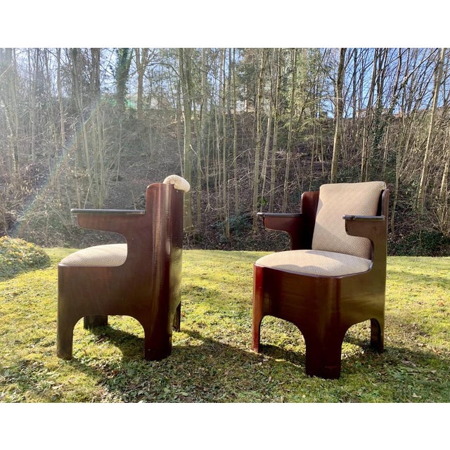 Modernist Armchairs in the style of De Stijl, 1920s, Set of 2 For Sale - Image 16 of 18
